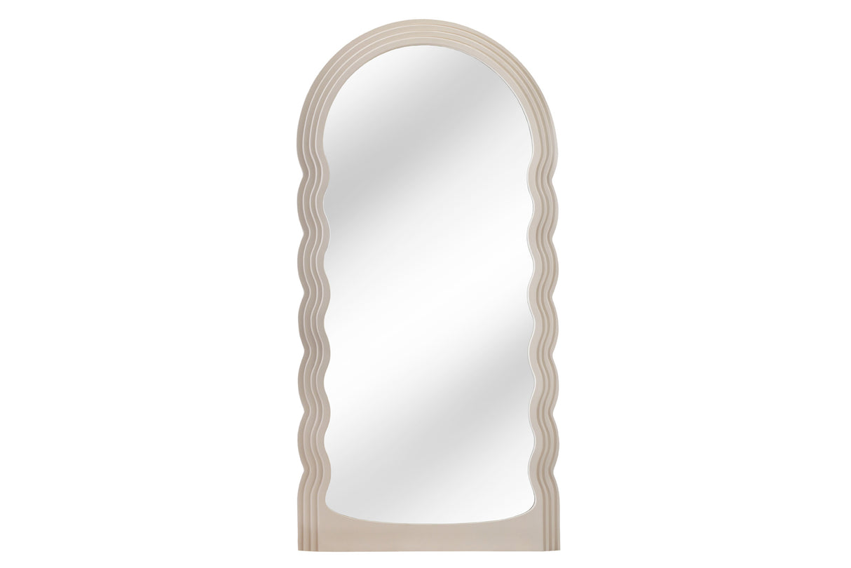 Wall mirror WAVE 160cm greige