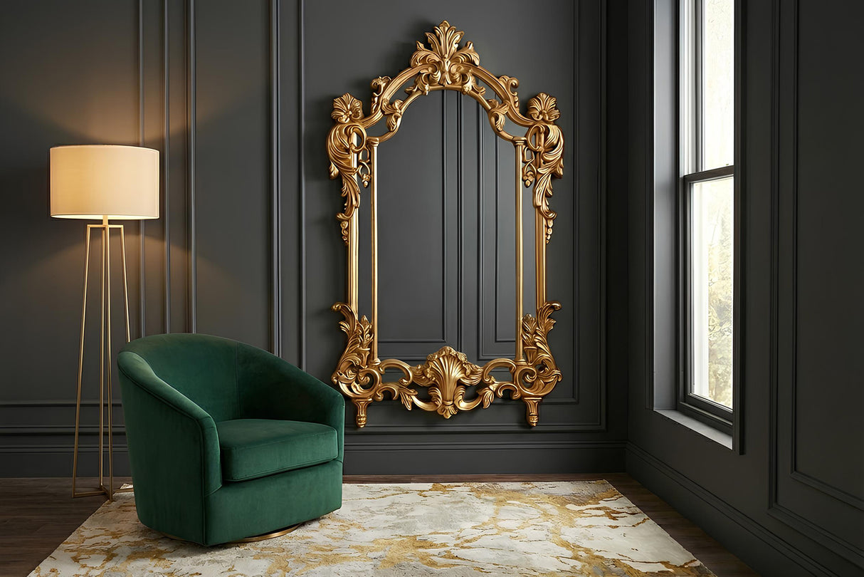 Wall mirror OPULENT 150cm gold