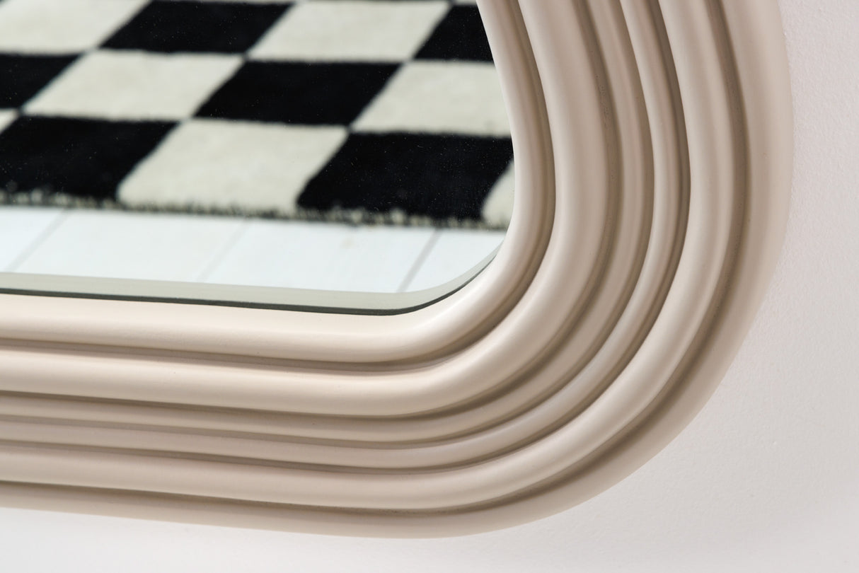 Wall mirror ALICE II 100cm greige