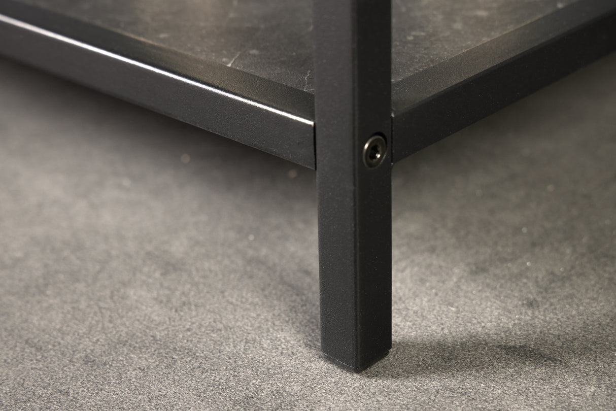 Shelf SLIM LINE 185x77cm marble look anthracite