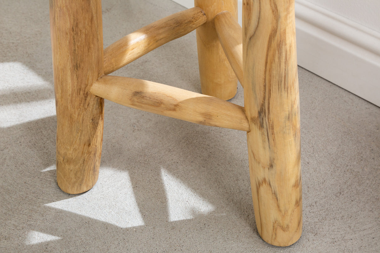 Stool BALI 45cm teak wood natural