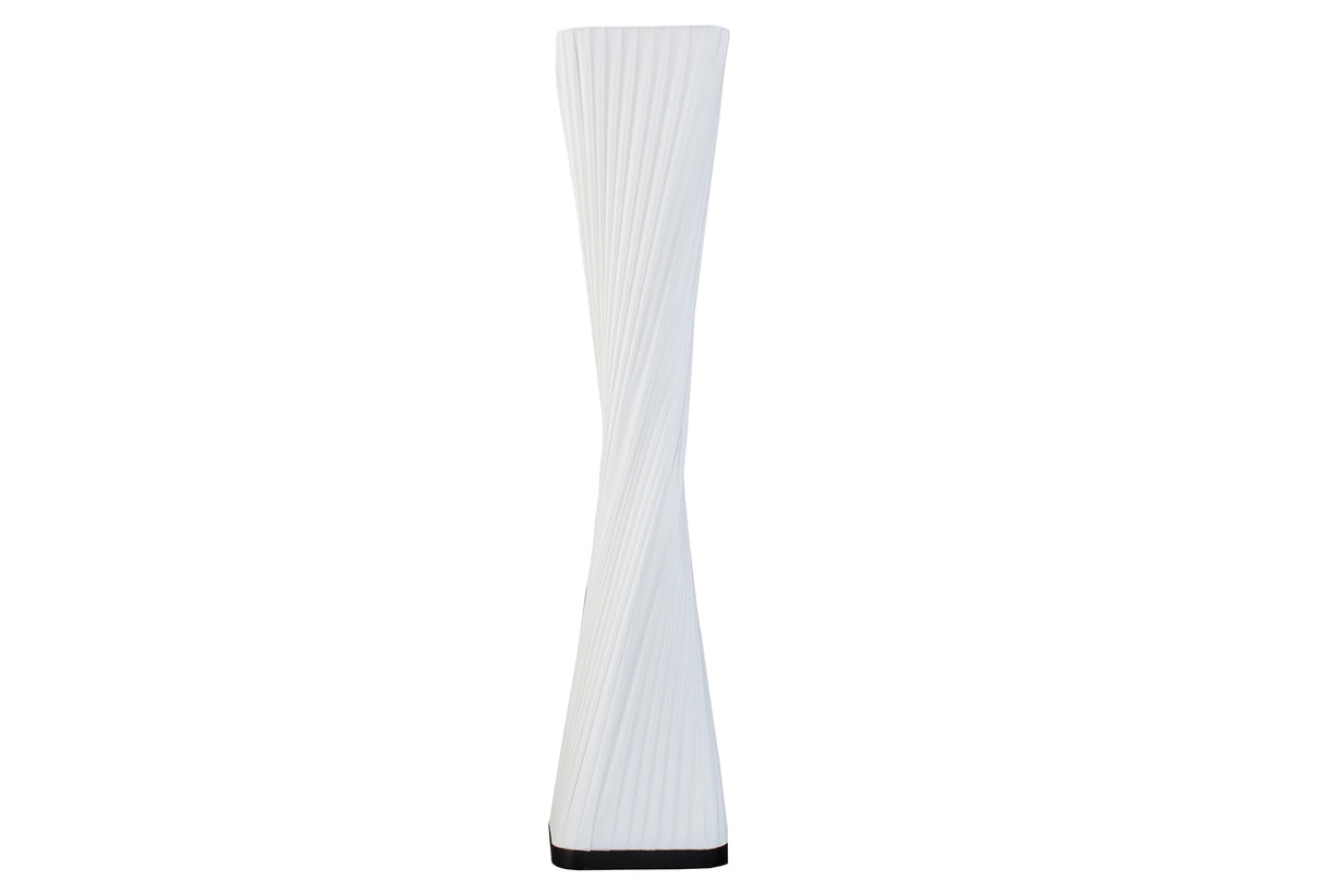 Floor lamp PARIS 120cm helix shaped white