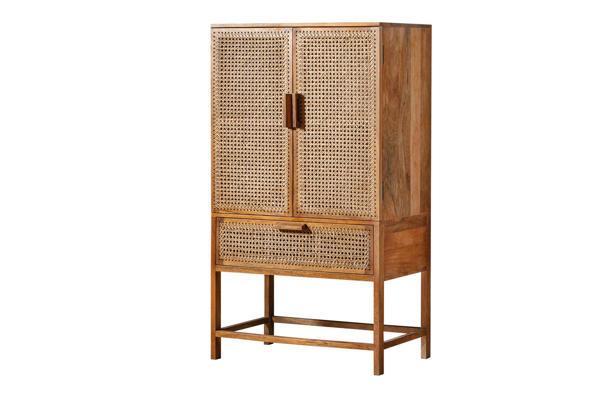 Highboard BAMBOO LOUNGE 140cm mango and bamboo
