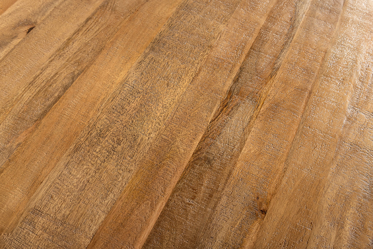 Esstisch ART WOOD Ø 140cm rund Mangoholz naturbraun