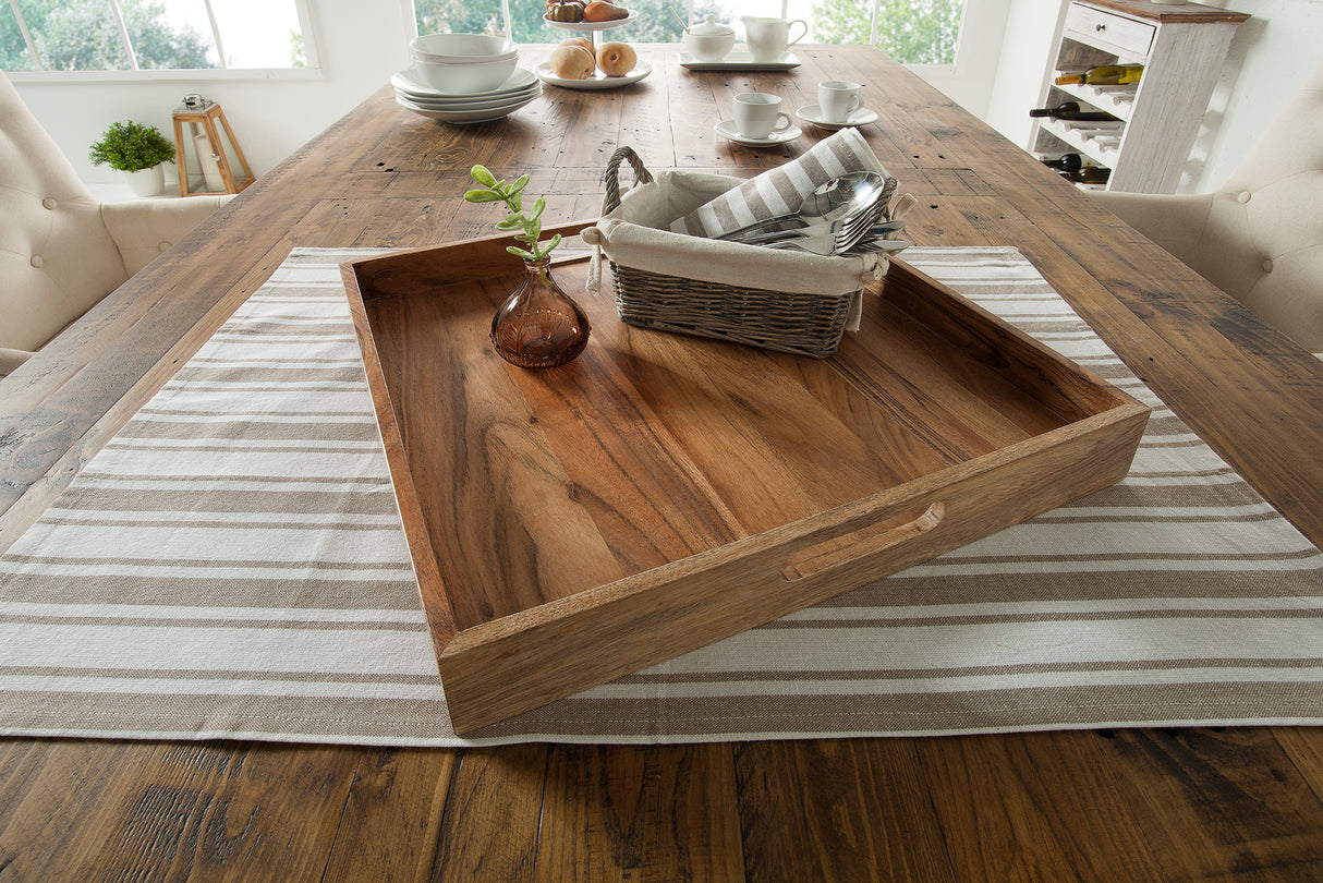 Tray CIANO 40cm acacia wood w/o frame