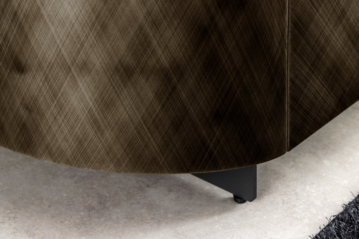 Sideboard REFLECTION 150cm 3D Effekt Bronze mit Keramik Marmorplatte weiß