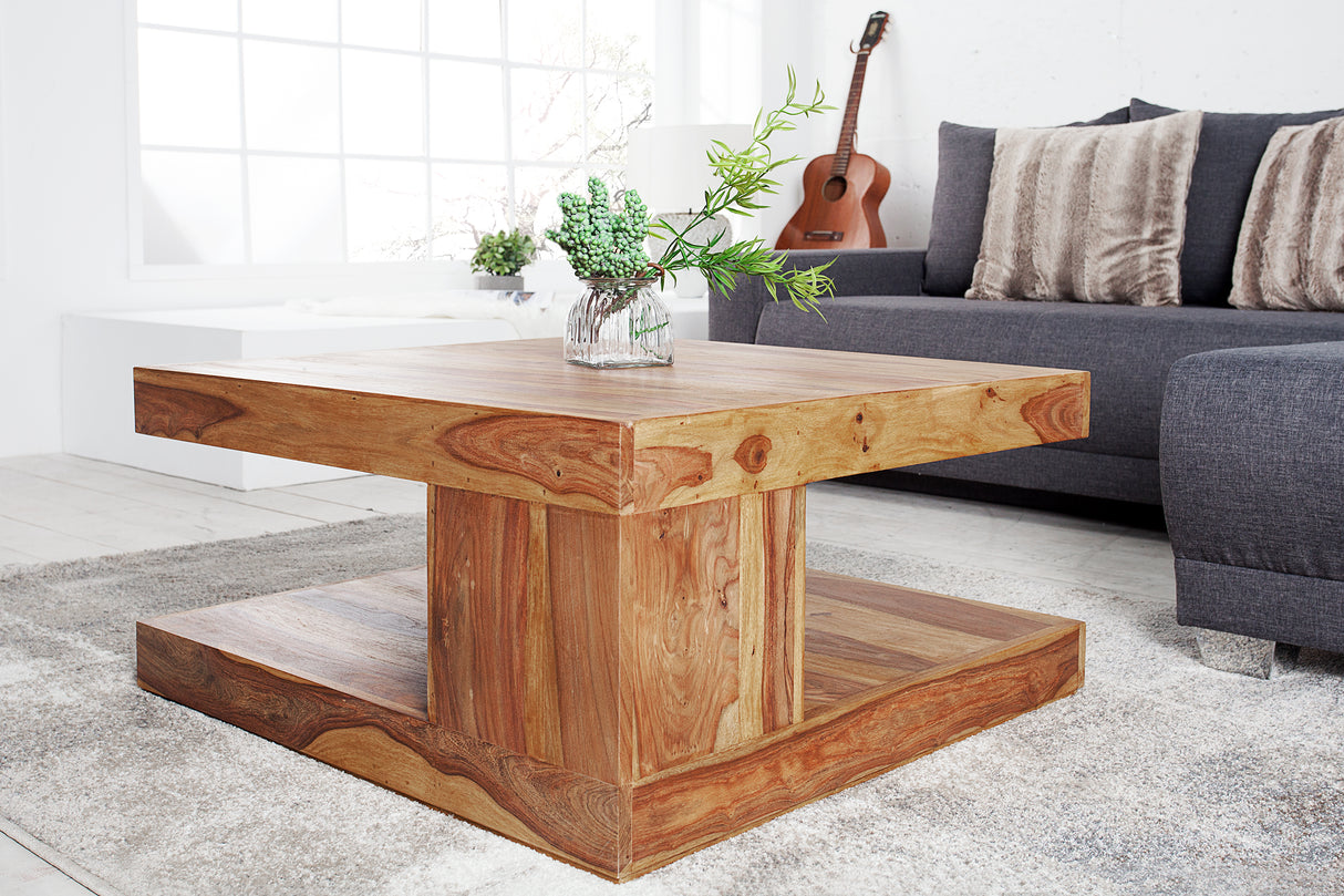 Couchtisch GIANT L 80x80cm Sheesham