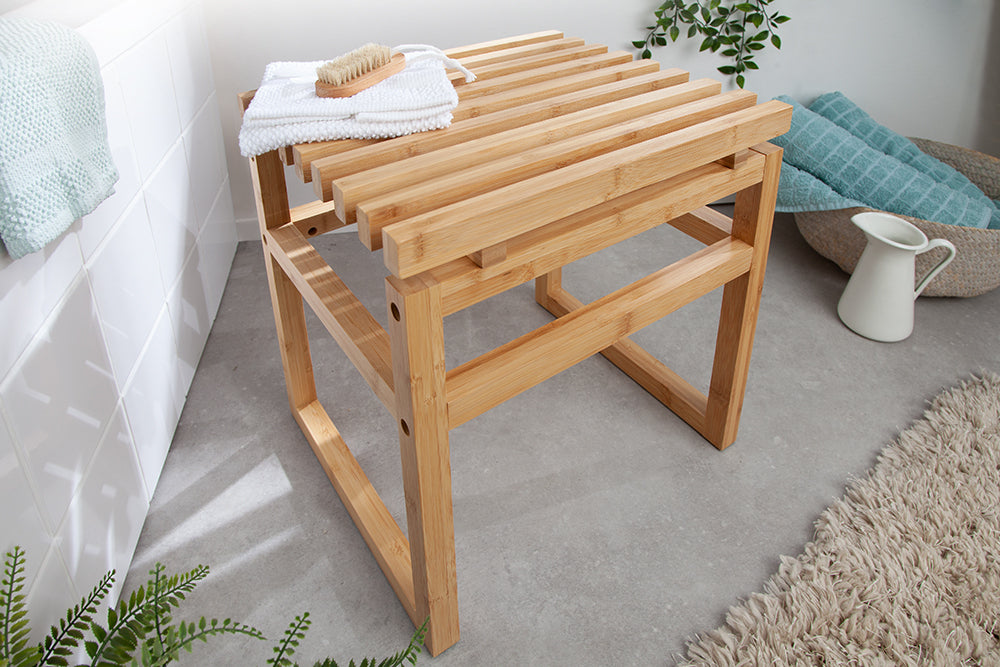 Stool LAGOON SPA 40cm bamboo natural
