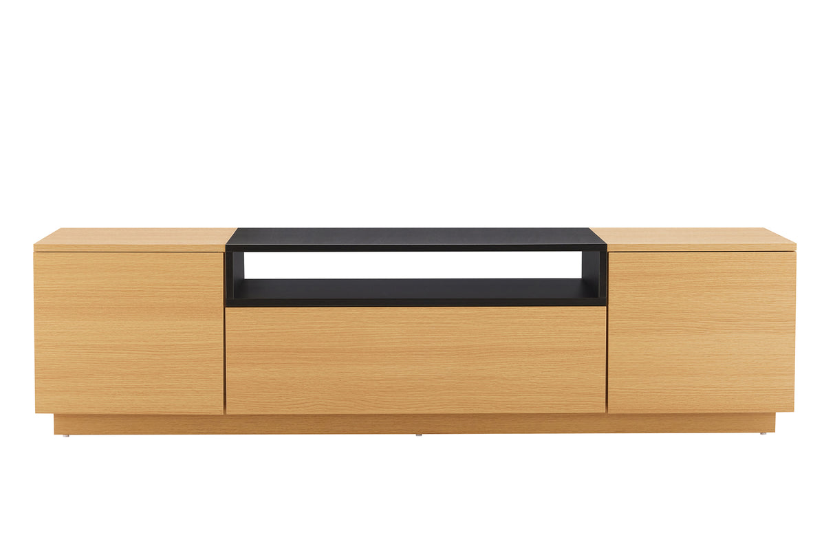 TV-Board LOFT 160cm natural black