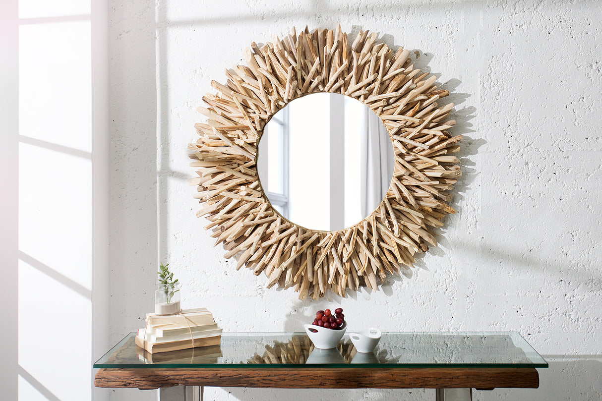 Wall mirror RIVERSIDE 80cm driftwood