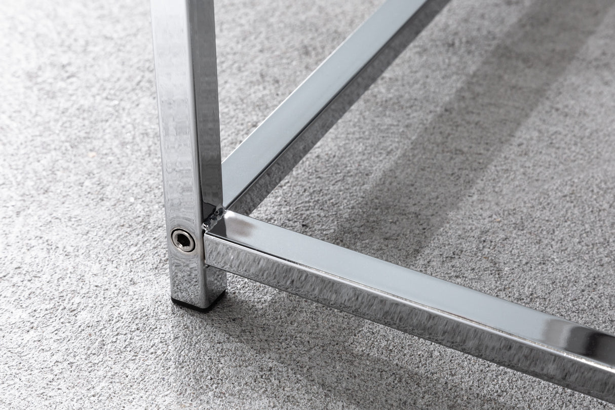 Coffee table ELEMENTS set of 3 with removable trays white