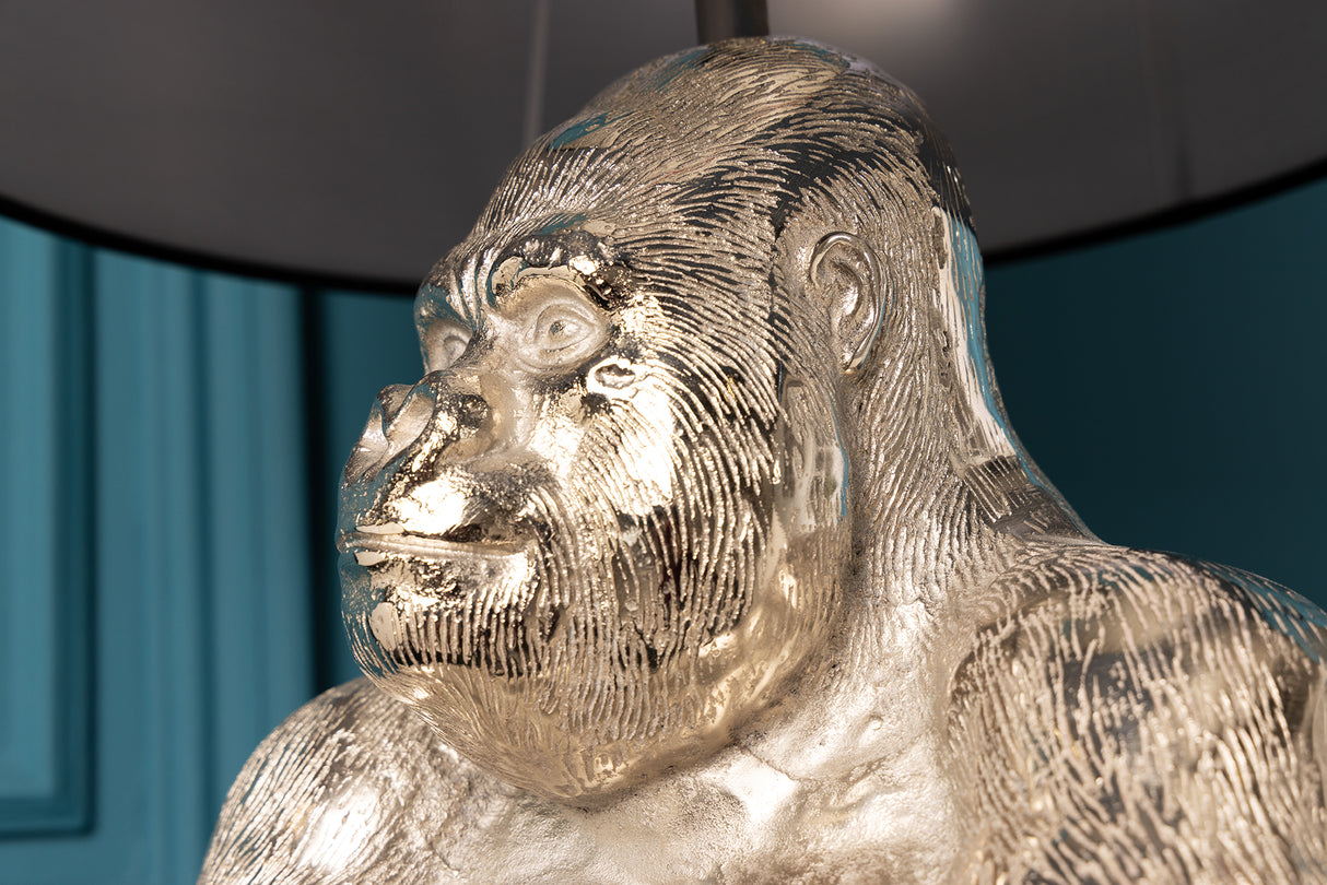 Table lamp GORILLA 60cm silver w/o lampshade / adjustable lampshade