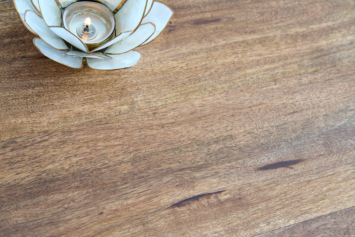 Side table ELEGANCE 60cm mango wood plate