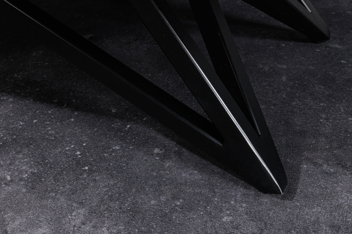 Highboard MOUNTAIN SOUL 120cm acacia natural stone look white grey