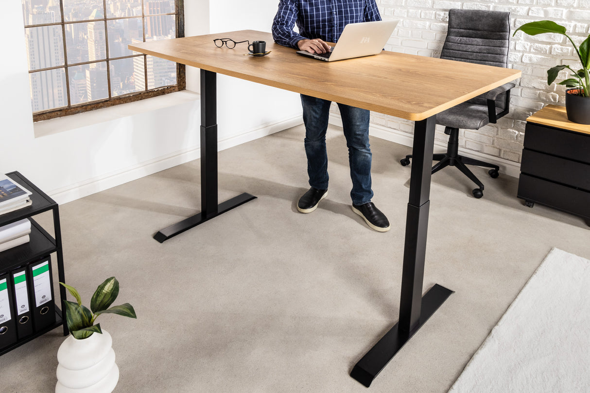 Büroschreibtisch OAK DESK 160cm höhenverstellbar