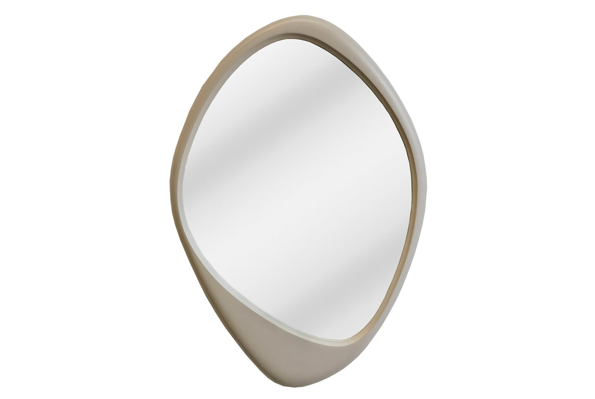 Wall mirror ORGANIC 90cm greige