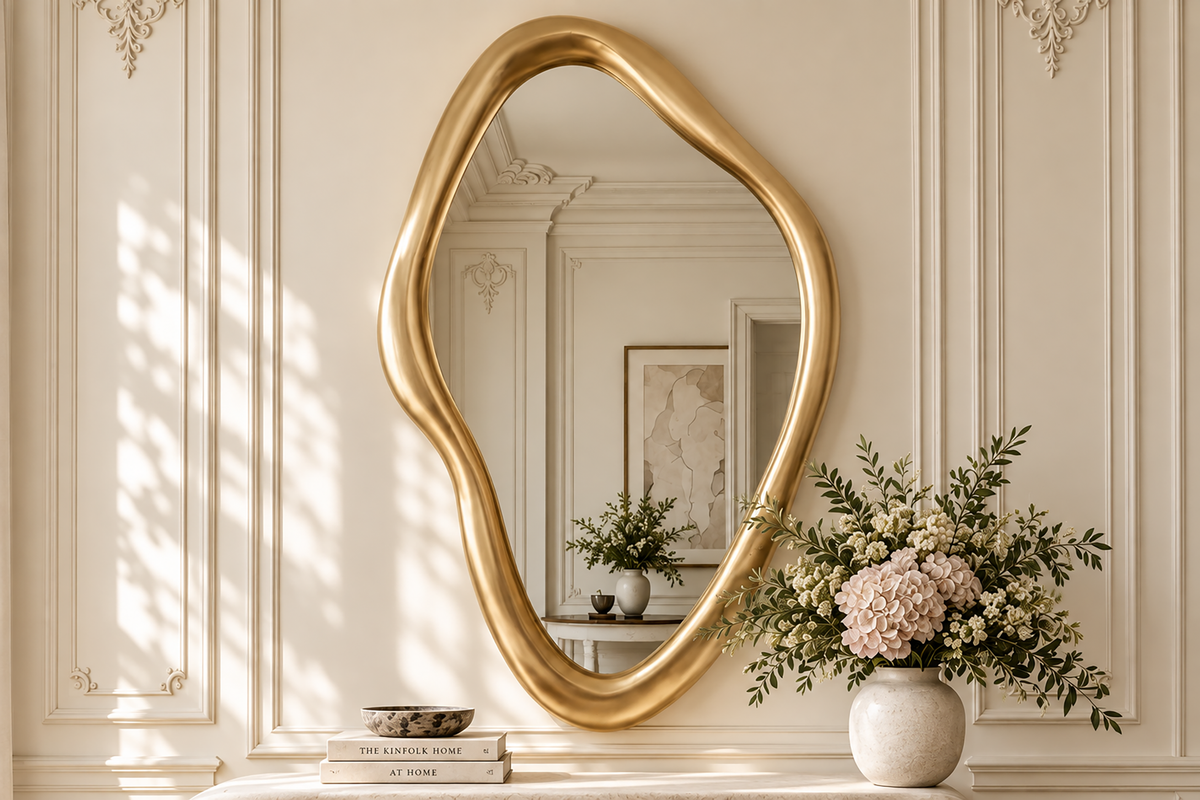 Wandspiegel MARQUISE 150 cm gold