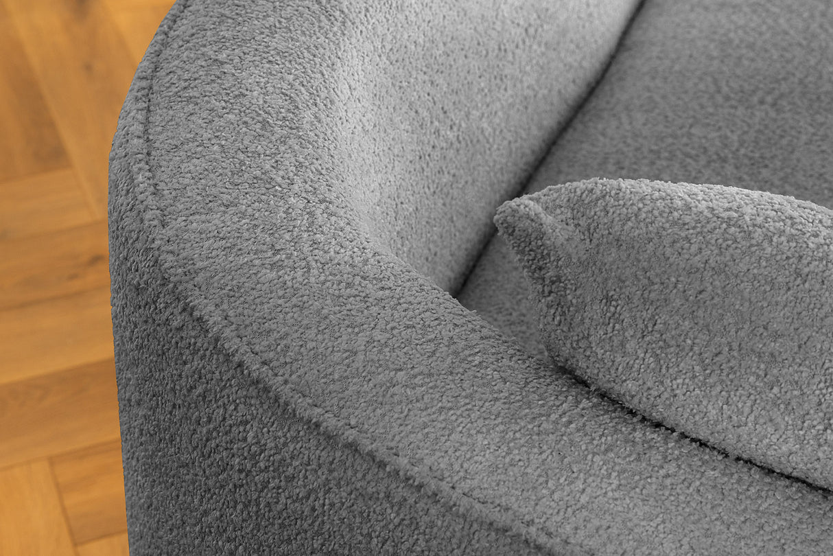 Sofa ATELIER L 330cm 3-seater XXL bouclé grey