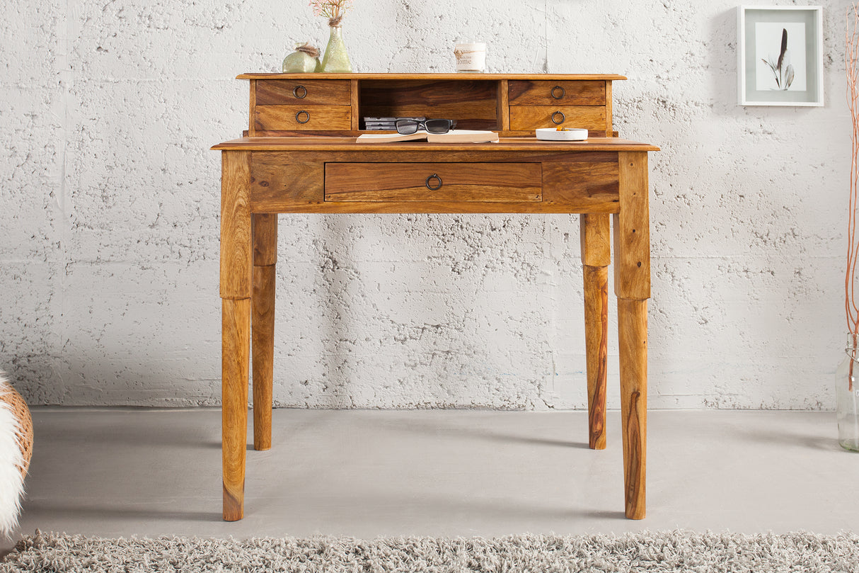 Davenport office desk HEMINGWAY 90cm sheesham