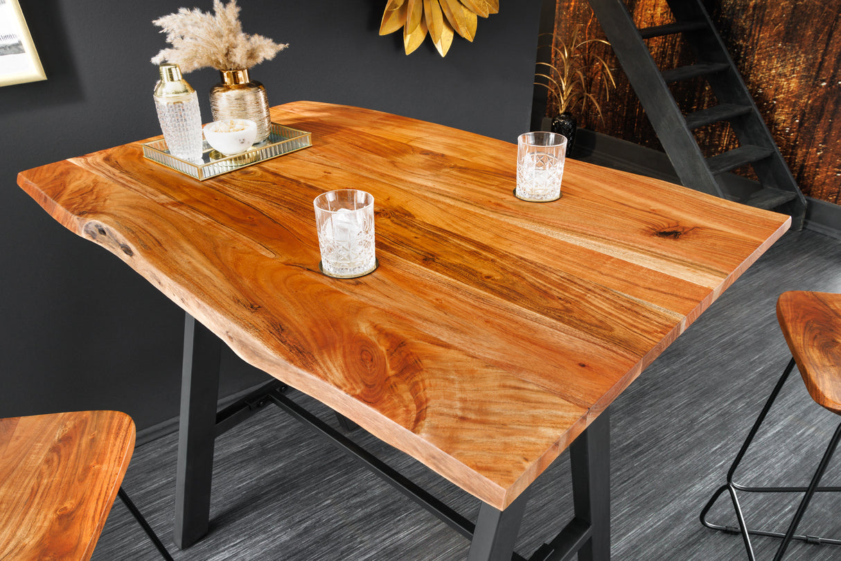 Bar table MAMMUT 120cm 25mm acacia wood