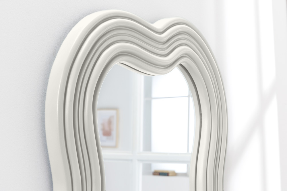 Wall mirror ALICE II 100cm white