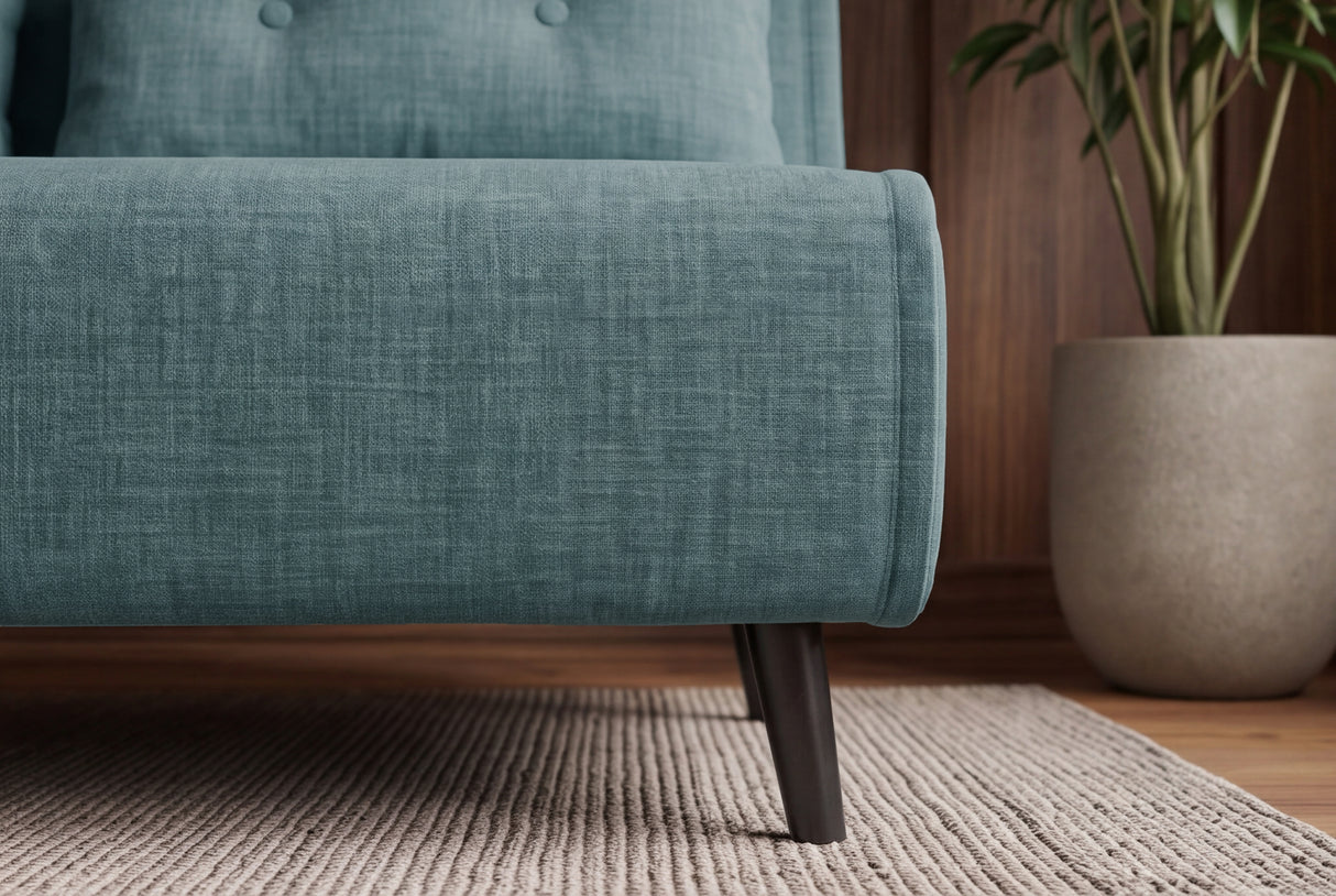 Sleeping chair SMART MULTIFUNCTION 140cm velvet petrol