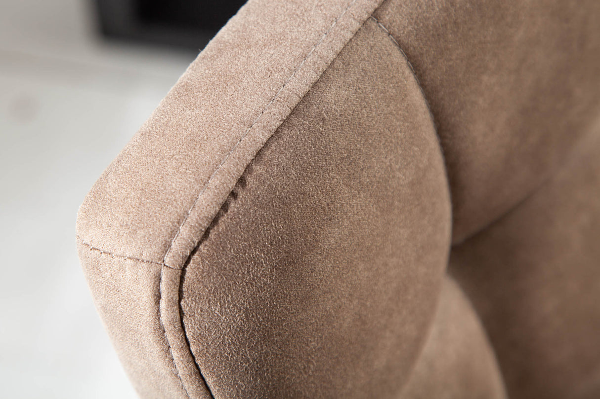 Stuhl MODENA Mikrofaser antik taupe