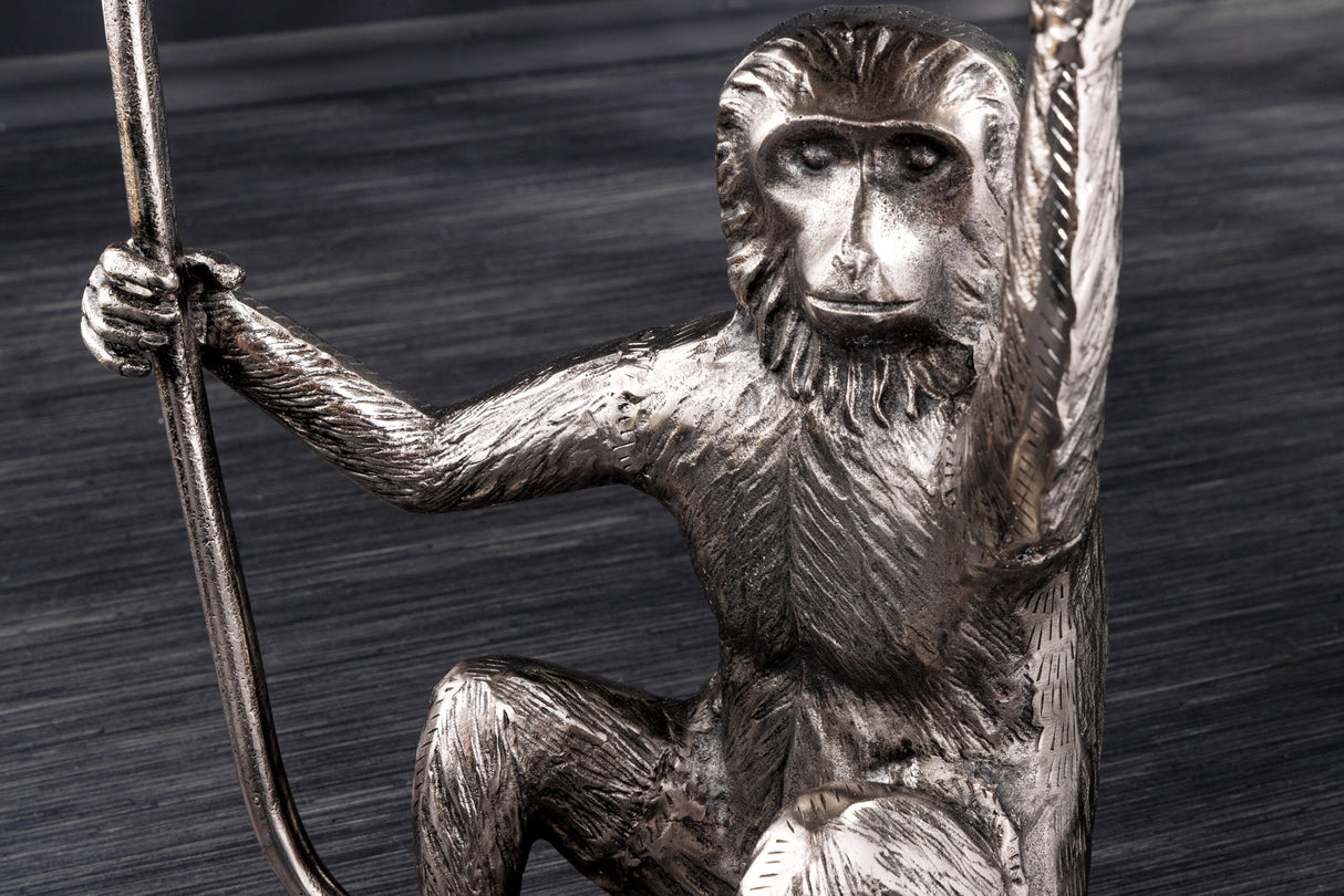 Beistelltisch WILDLIFE MONKEY 55cm silber