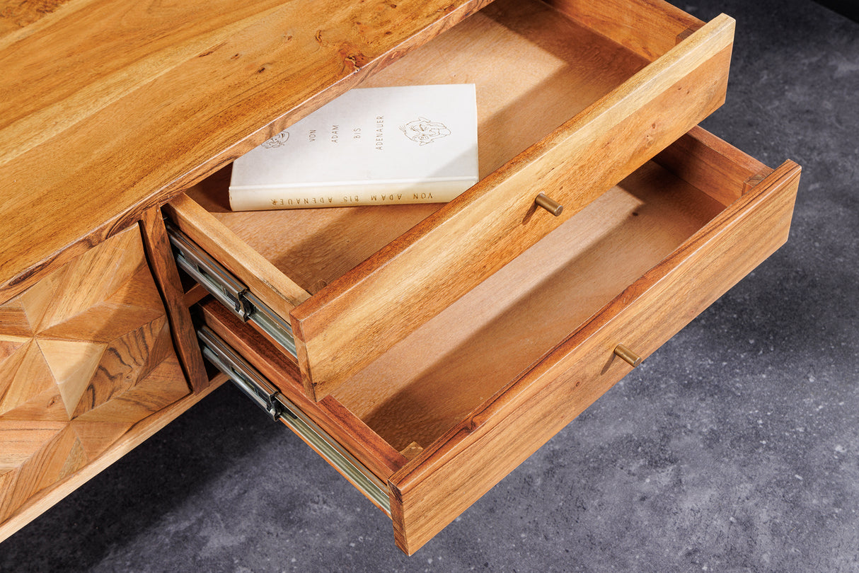 TV-Board ALPINE 145cm Akazie Honigoptik