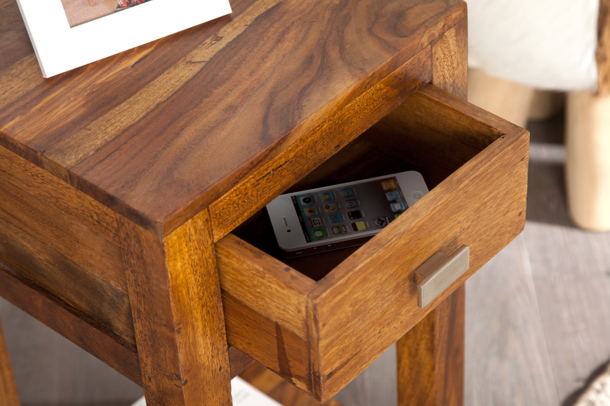 Side table LAGOS 70cm sheesham wood