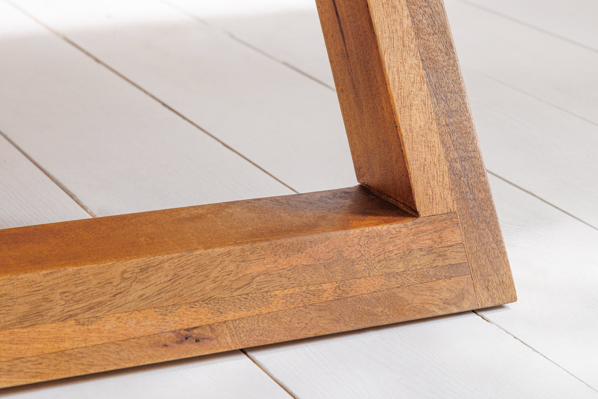 Bett SCORPION 180x200cm Mangoholz braun