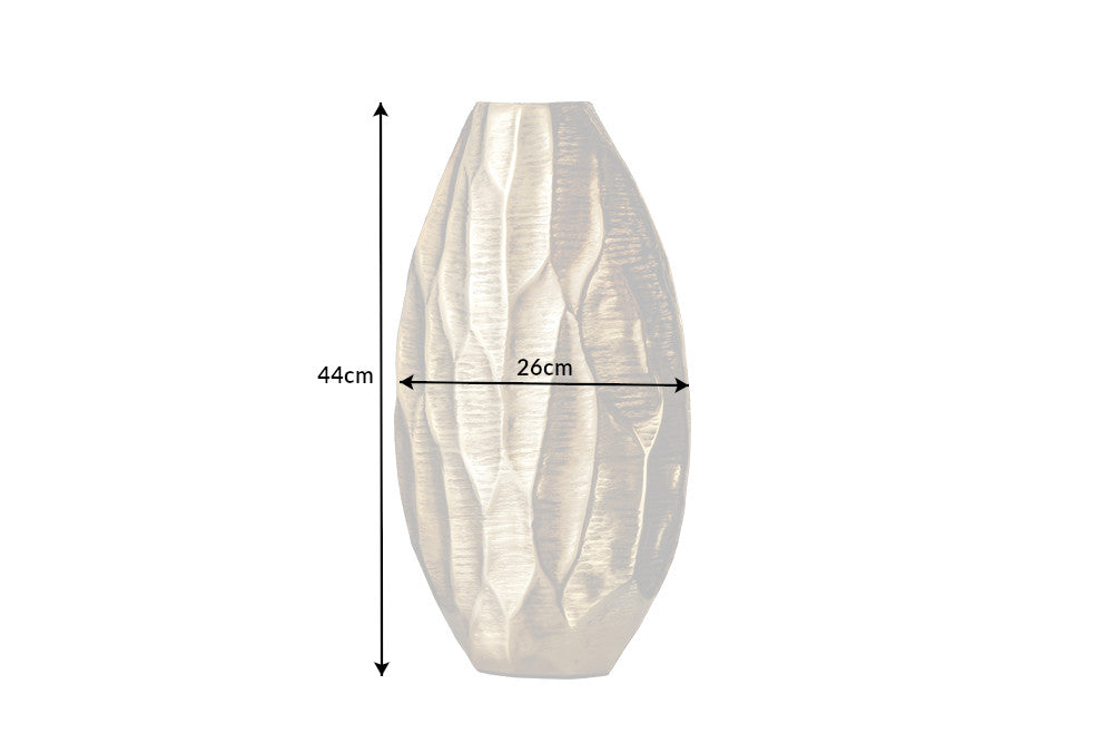 Vase ORGANIC ORIENT 45cm gold