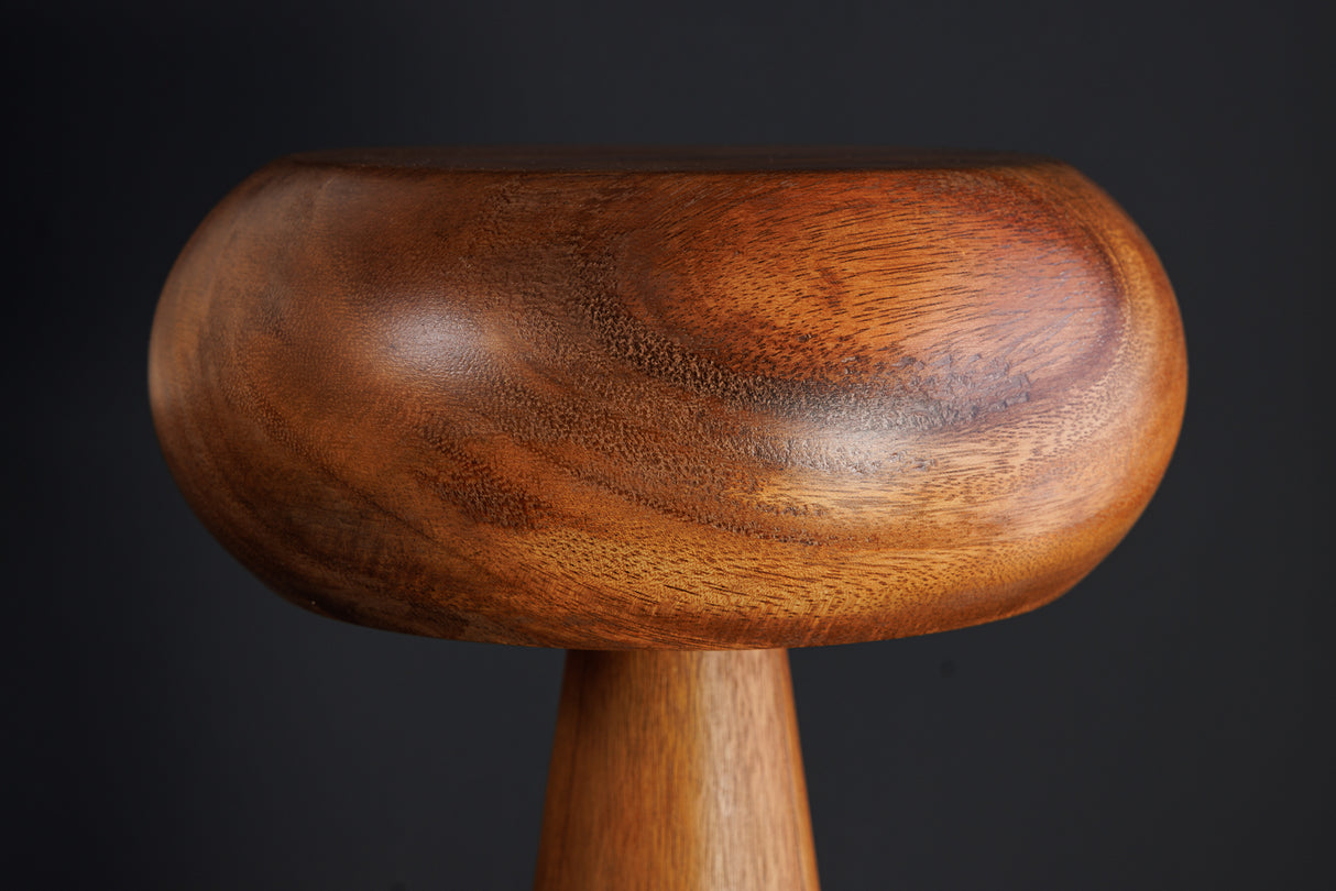 Table Lamp ALVA 40cm iron and acacia wood natural