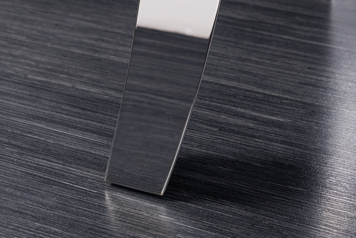 Coffee table MODERN BAROCK 100cm chrome sintered stone