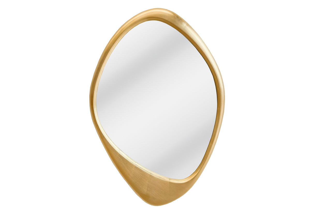 Wall mirror ORGANIC 90cm gold