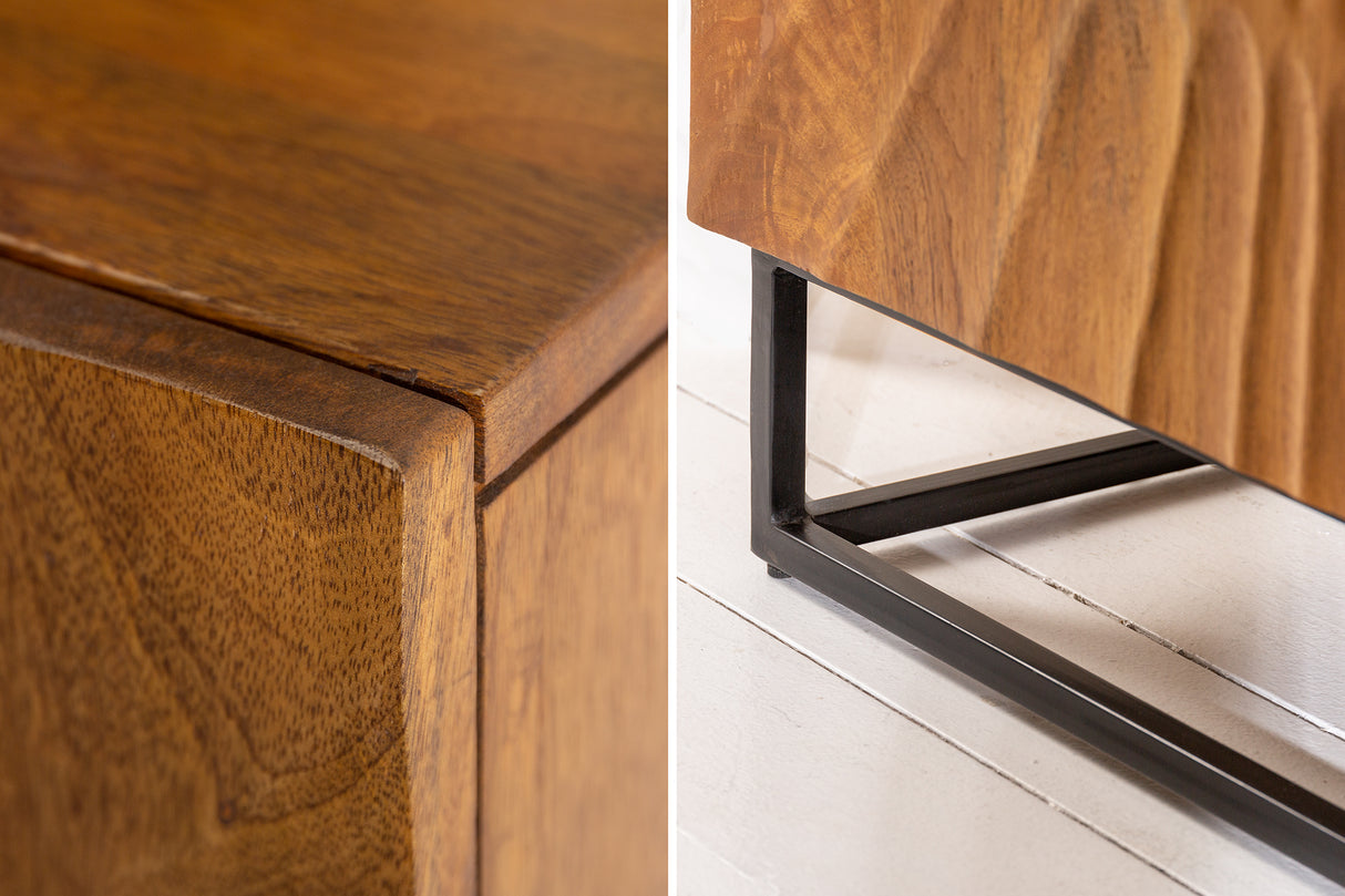 Sideboard SCORPION 140cm 3D mangobraun