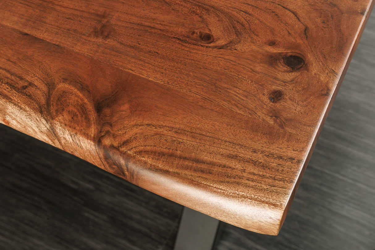 Dining table MAMMUT 180cm X-legs 26mm acacia wood natural