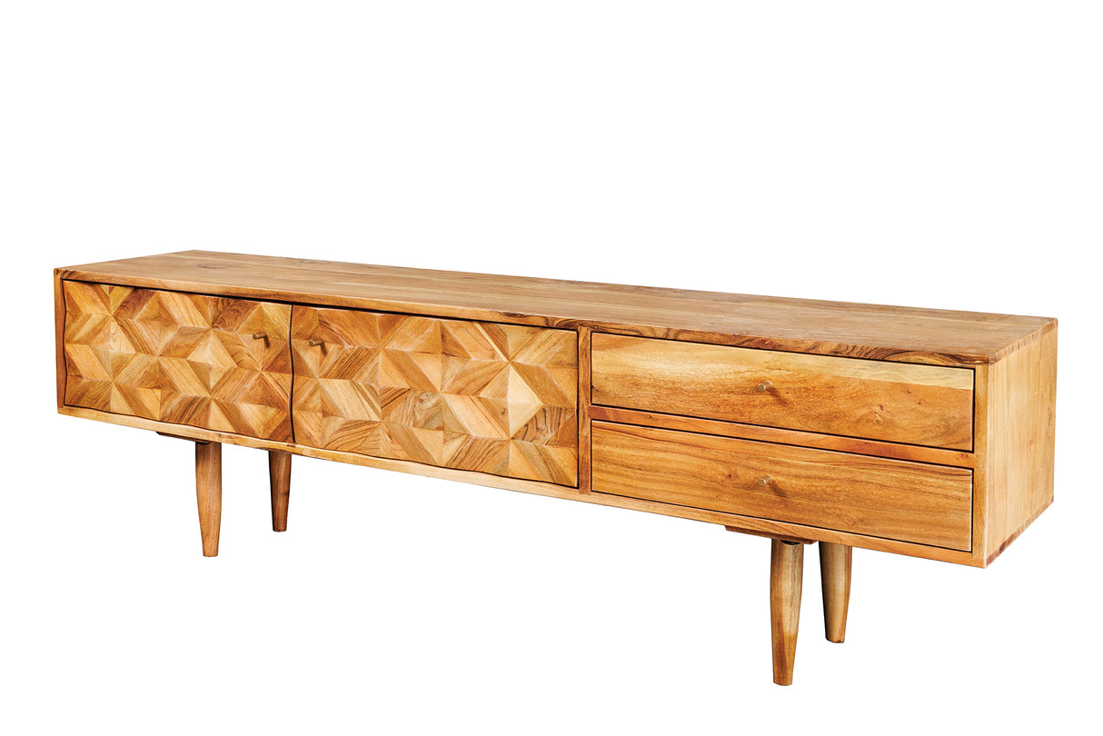 TV-Board ALPINE 145cm Akazie Honigoptik