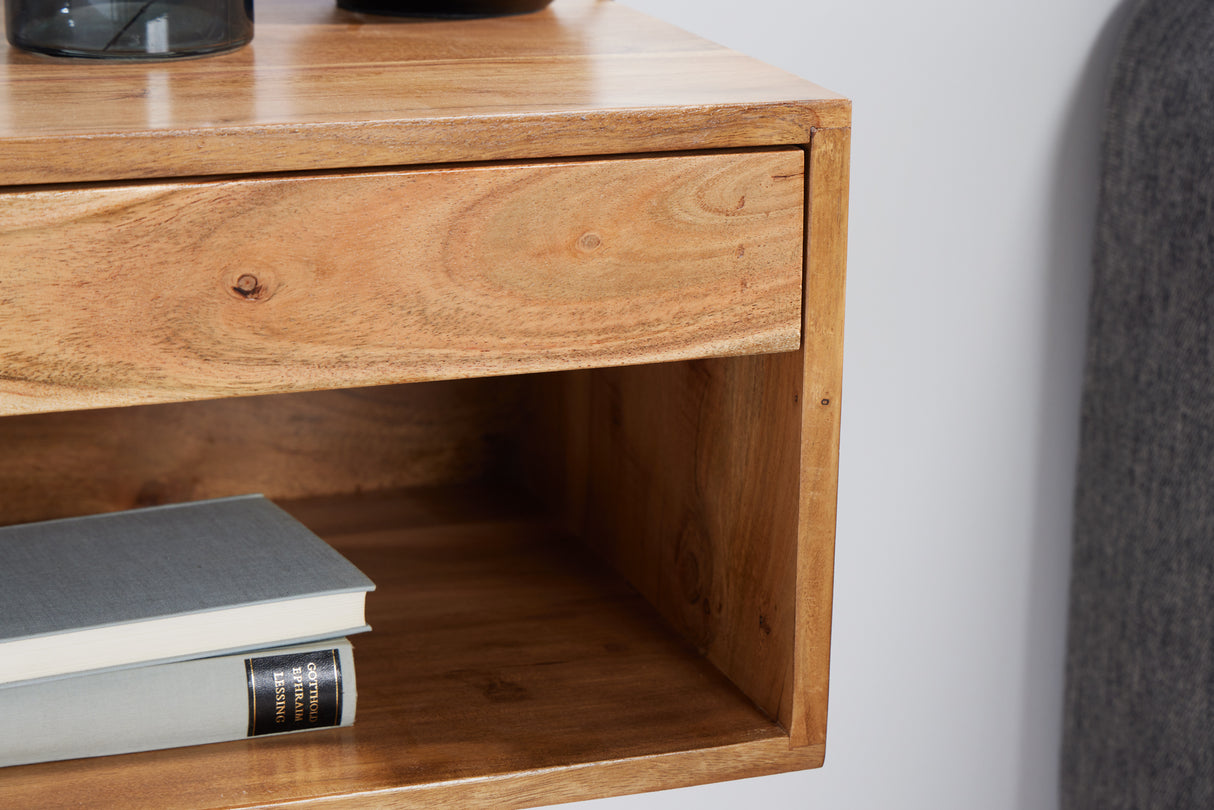 Nachttisch AMAZONAS 50cm hängend Akazienholz