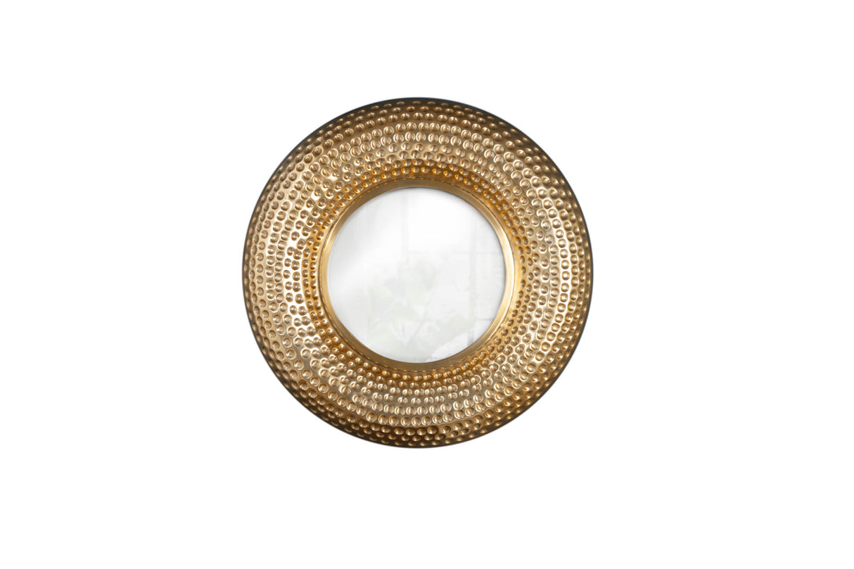 Wandspiegel ORIENT 60cm Hammerschlageffekt gold