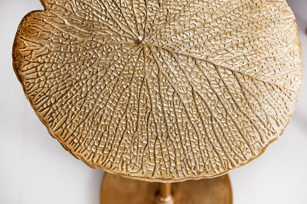 Beistelltisch LEAF 40cm gold
