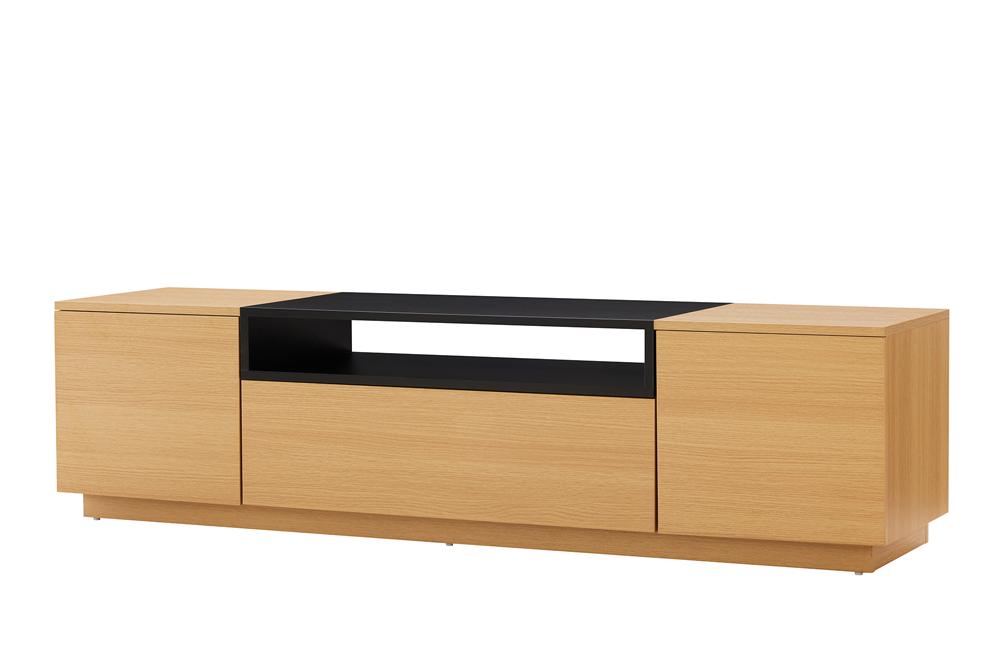 TV-Board LOFT 160cm natural black