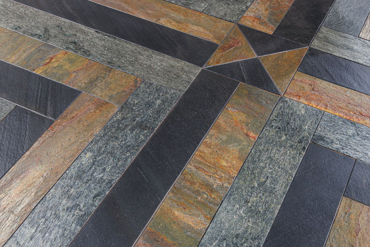 Esstisch MOUNTAIN SOUL Ø 140cm rund natur mehrfarbig Steinoptik