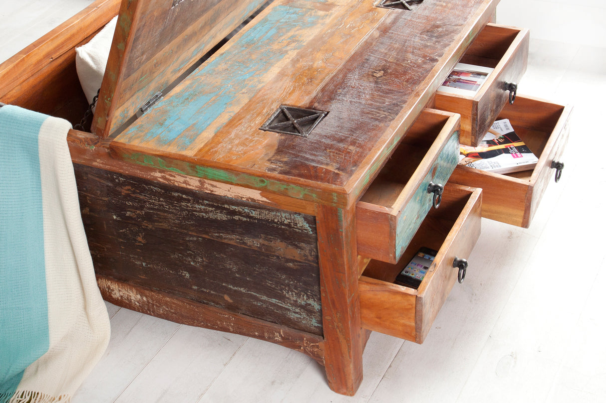 Couchtisch JAKARTA 70cm Recyclingholz