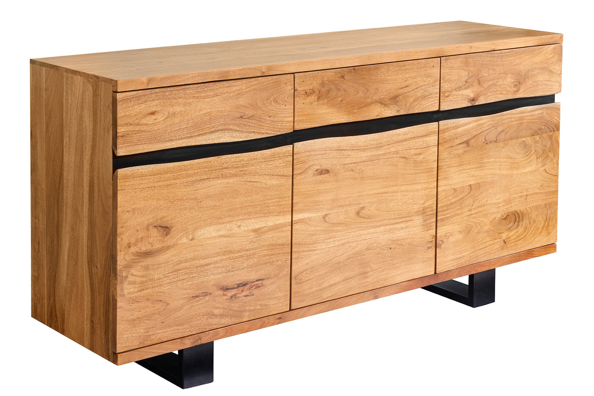Sideboard MAMMUT 160cm Akazie Honig Finish