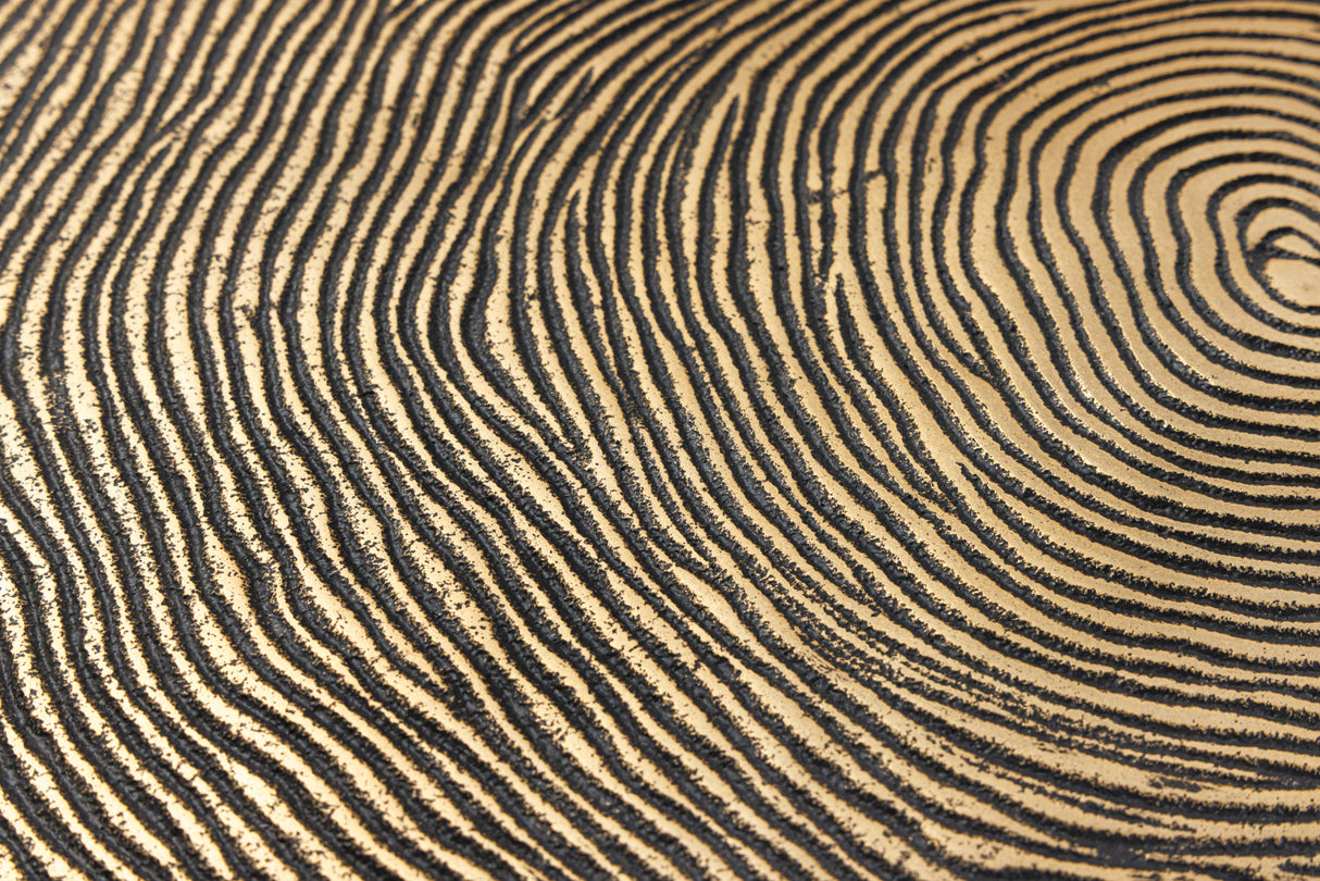 Coffee table ORGANIC 39-60cm gold antique brass