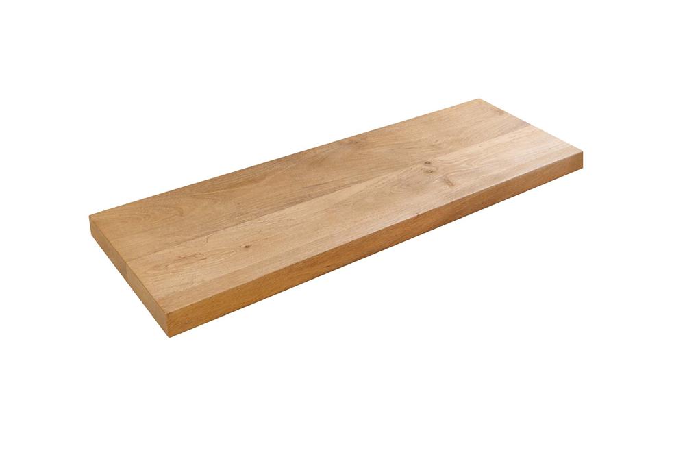 Wall shelf PURE 80cm mango wood natural cream finish
