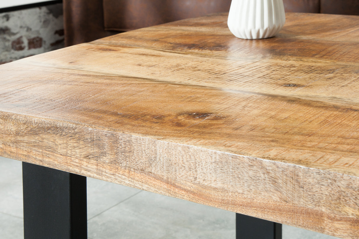 Coffee table IRON CRAFT 100cm mango natural industrial style