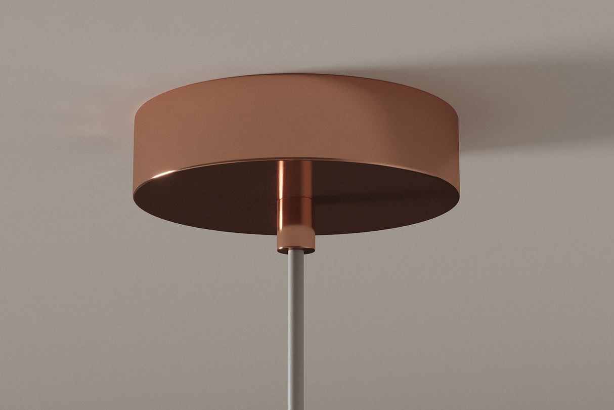 Pendelleuchte LIQUID DIAMOND 20cm Glas kupfer