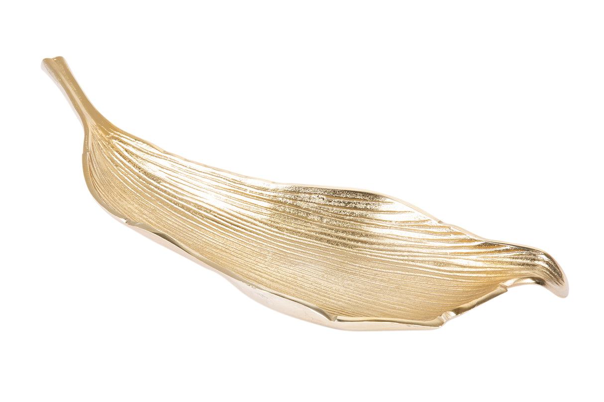 Bowl LEAF 64cm gold